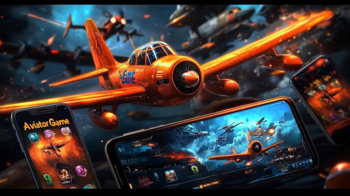 Two phones display the 'Avictor' app, showing a financial chart and a plane, representing the strategic and rewarding nature of playing crash games at JILI16.