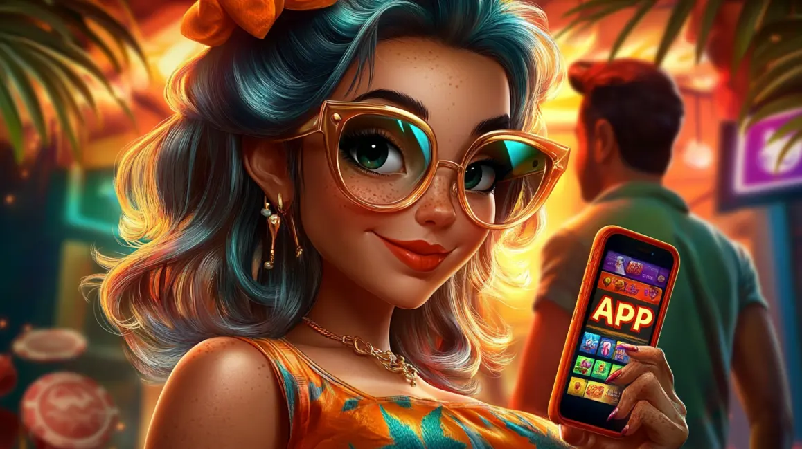 In a packed stadium, a woman holds a phone showing the JILI16 app, your all-access pass to live sports betting and instant, in-play wagers on every game.